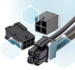 The high-density, low-mating force power connectors are suitable for many applications including medical.