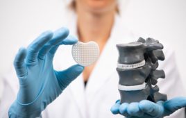 Evonik's Resome PrintPowder is used for 3D printing medical devices and implants.
