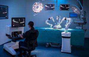 CMR Surgical's Versius system console surgical robotics
