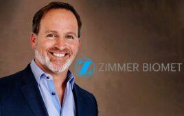 A portrait of Zimmer Biomet CEO Bryan Hanson