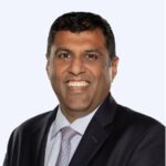 A portrait of Rishi Grover, the EVP and chief integrated supply chain officer at Becton, Dickinson and Co.