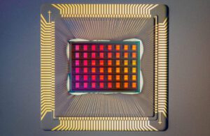 A semiconductor about the size of a fingertip