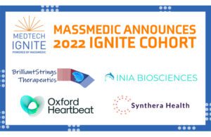 MassMEDIC Medtech Ignite 2022 cohort startup logos