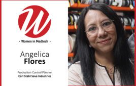 A Women in Medtech portrait of Angelica Flores, Production Control Planner at Carl Stahl Sava Industries