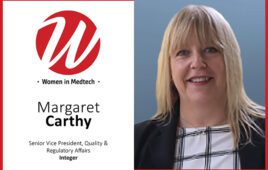 Women in Medtech portrait photo of Margaret Carthy SVP of quality and regulatory affairs at Integer
