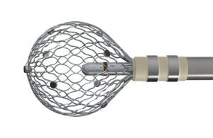 This Medtronic marketing image shows Affera's sphere-shaped, expandable lattice device with electrodes for both RF and pulsed-field cardiac ablation to treat AFib. It's but one example of medtech engineering and innovation.