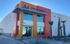 The exterior of Johnson Matthey's new nitinol facility in Mexicali, Mexico
