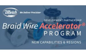 Ulbrich Specialty Wire Products (USWP) Braid Wire Accelerator program expansion graphic