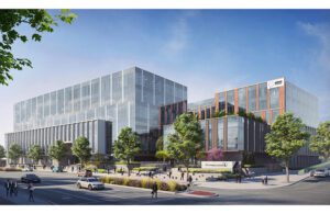 A rendering of Eikon Therapeutics' future headquarters building.