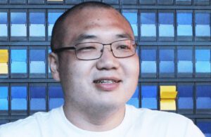 A portrait of Qiang Kou, the tech co-founder of Nyquist AI.