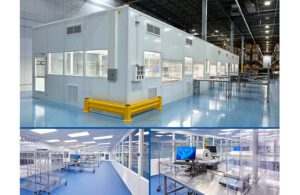 Cleanroom manufacturing space