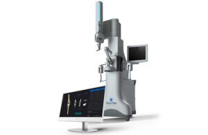 Think Surgical's TSolution One Total Knee Application includes the TPLAN 3D preoperative planning workstation and the TCAT surgical robotic device for bone preparation.