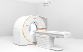 A photo of Siemens Healthineers' Naeotom Alpha CT scanner.