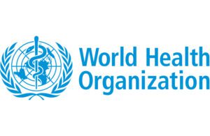 World Health Organization logo.