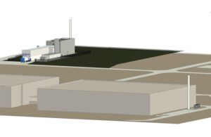 A rendering of Raumedic's planned energy center.