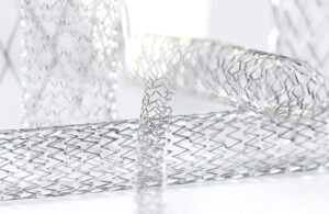 A photo of nitinol medical devices.