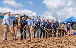 A photo of MGS breaking ground on its new Innovation Center in Germantown, Wisconsin.